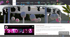 Desktop Screenshot of prestige-evenements.fr